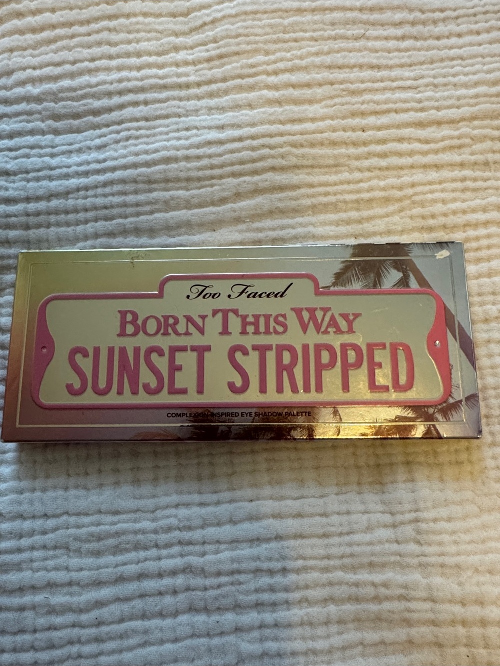 Brand new Too Faced Born This Way Sunset Stripped Eyeshadow Palette